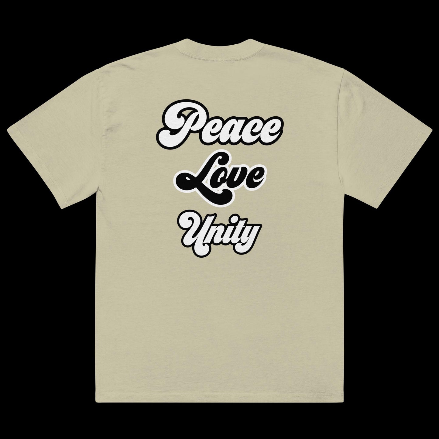 ATD "PEACE" Oversized faded t-shirt