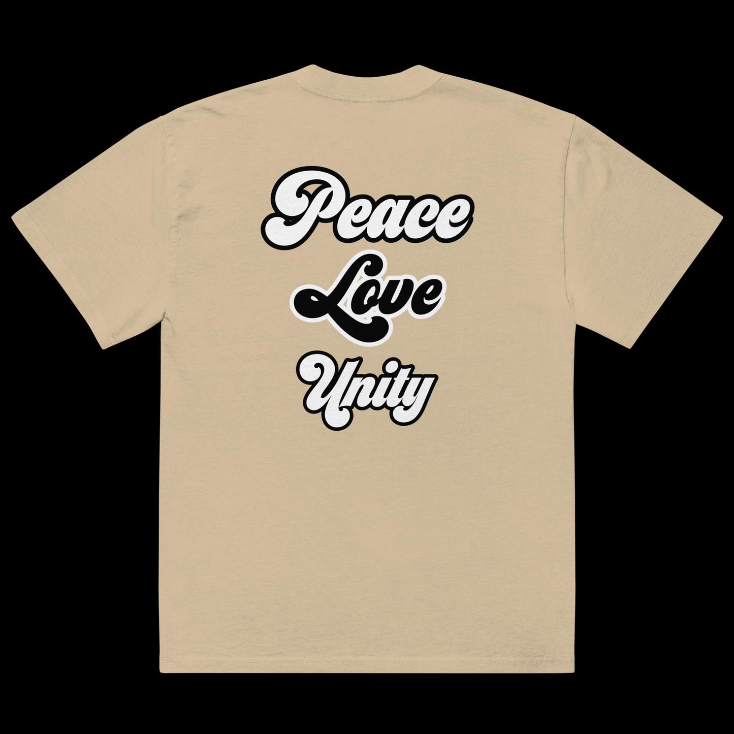 ATD "PEACE" Oversized faded t-shirt
