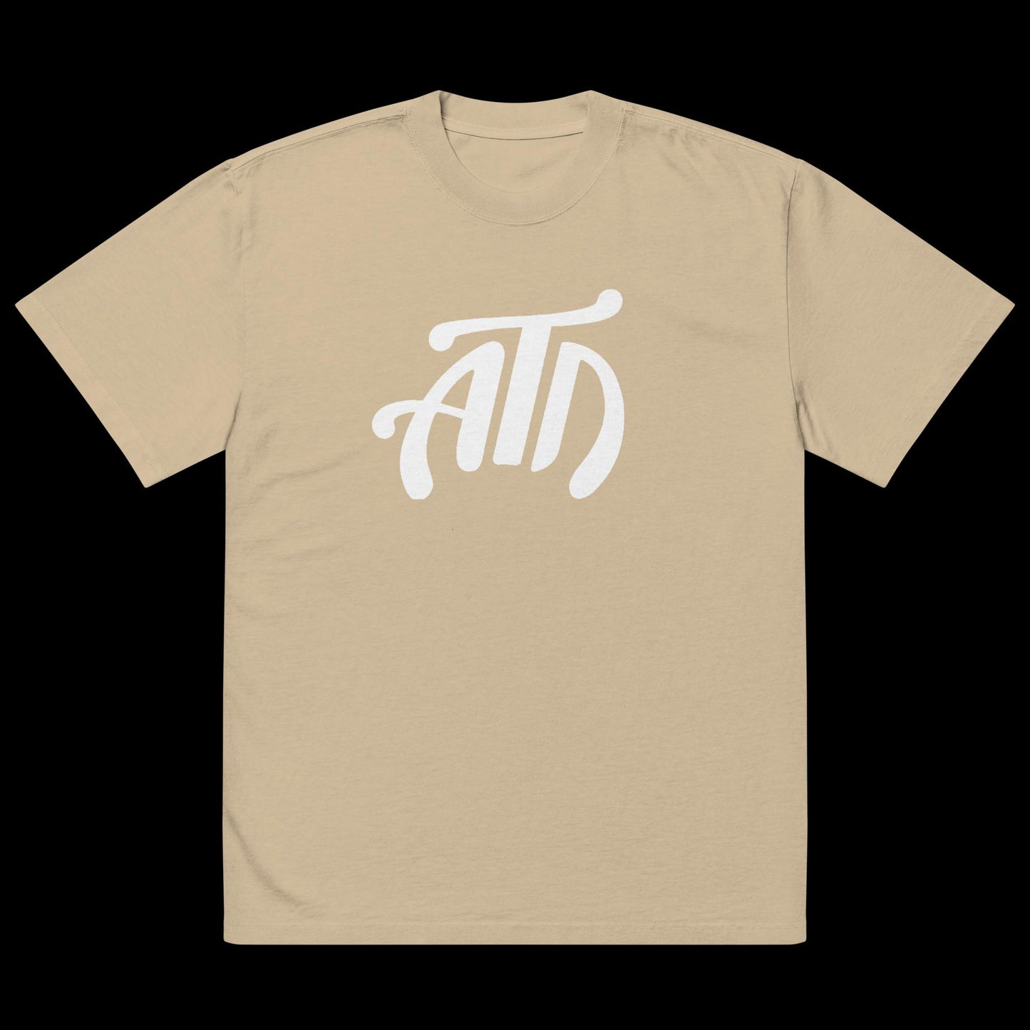 ATD "PEACE" Oversized faded t-shirt