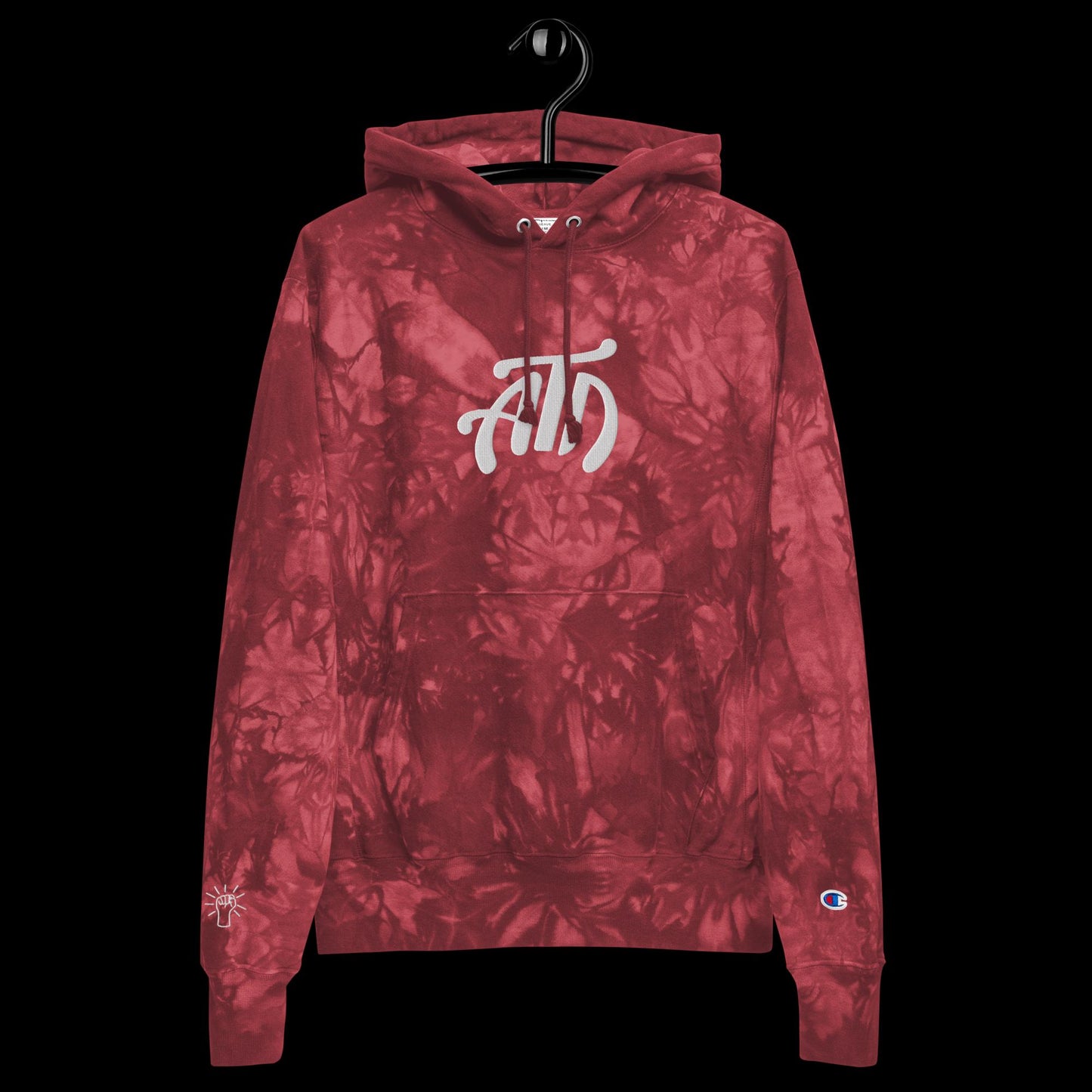 ATD Unisex Champion tie-dye hoodie