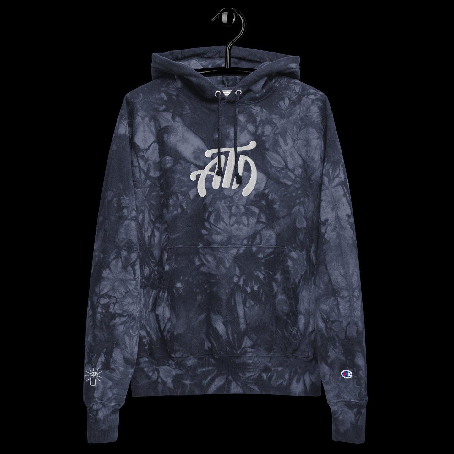 ATD Unisex Champion tie-dye hoodie